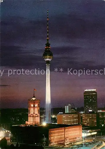 AK / Ansichtskarte Berlin Fernseh UKW Turm Deutsche Post Kat. Berlin