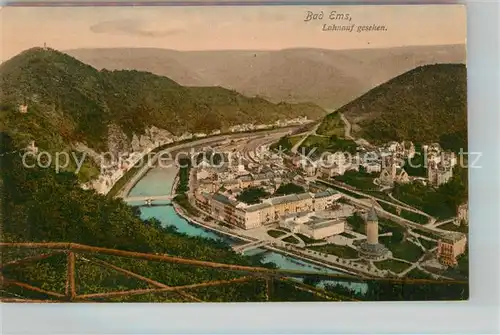 AK / Ansichtskarte Bad Ems Lahnpartie Panorama Kat. Bad Ems