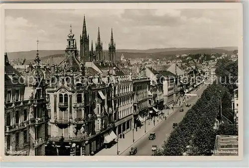 AK / Ansichtskarte Wiesbaden Wilhelmstrasse Kat. Wiesbaden