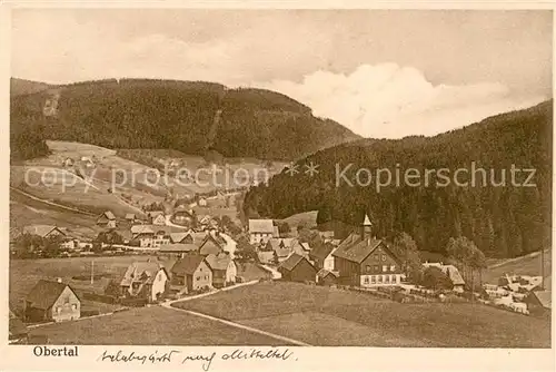 AK / Ansichtskarte Obertal Baiersbronn Panorama Kat. Baiersbronn