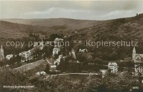 AK / Ansichtskarte Schlangenbad Taunus Panorama Kat. Schlangenbad