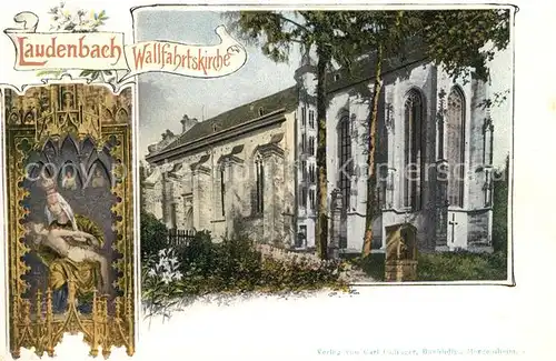 AK / Ansichtskarte Laudenbach Wuerttemberg Wallfahrtskirche Kat. Weikersheim