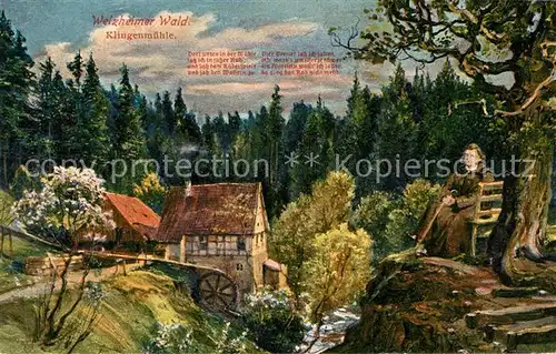 AK / Ansichtskarte Welzheim Welzheimer Wald Klingenmuehle Kat. Welzheim