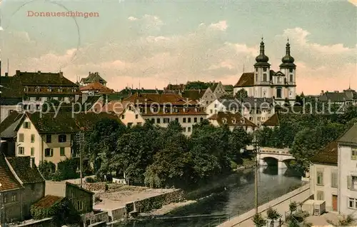 AK / Ansichtskarte Donaueschingen Teilansicht Kat. Donaueschingen