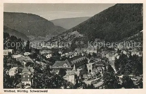 AK / Ansichtskarte Wildbad Schwarzwald Panorama Kat. Bad Wildbad