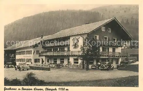 AK / Ansichtskarte Oberjoch Gasthaus Pension L&#246;wen Kat. Bad Hindelang