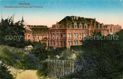 AK / Ansichtskarte Arenberg Koblenz Dominikanerinnen Kloster und Pensionat Kat. Koblenz