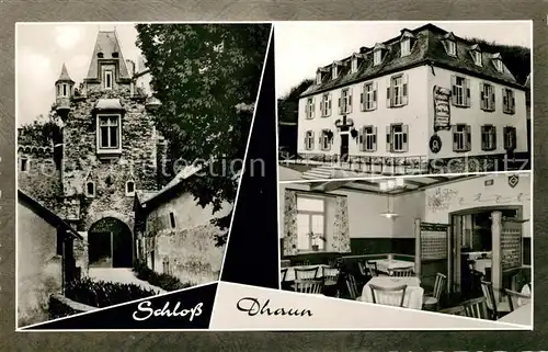 AK / Ansichtskarte Dhaun Schloss Hotel Pension zur Burg Kat. Hochstetten Dhaun