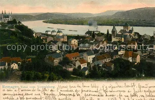 AK / Ansichtskarte Remagen Blick vom Victoriaberg Kat. Remagen