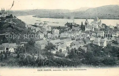 AK / Ansichtskarte Remagen Blick vom Victoriaberg Kat. Remagen