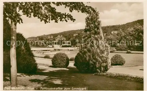 AK / Ansichtskarte Bad Neuenahr Ahrweiler Blick vom Terrassenkaffee zum Lennepark Kat. Bad Neuenahr Ahrweiler