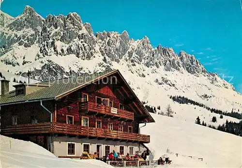 AK / Ansichtskarte Muehlbach Hochkoenig Alpengasthof Kopp Huette Manndlwand Kat. Muehlbach am Hochkoenig