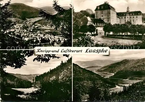 AK / Ansichtskarte Bad Laasphe Landschaftspanorama Kneipp  und Luftkurort Kurheim Kat. Bad Laasphe