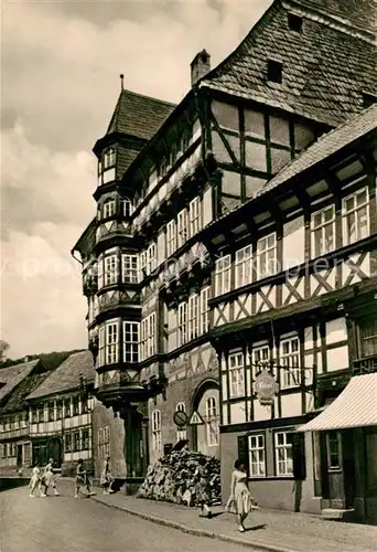 AK / Ansichtskarte Stolberg Harz Kulturhaus mit Heimatmuseum Fachwerkhaeuser Kat. Stolberg Harz