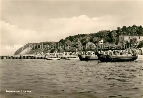 AK / Ansichtskarte Koserow Ostseebad Usedom Strandblick Kat. Koserow