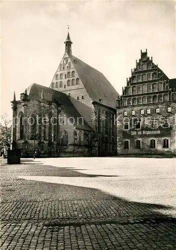 AK / Ansichtskarte Freiberg Sachsen Unterstadt mit Dom Stadt und Bergbaumuseum Kat. Freiberg