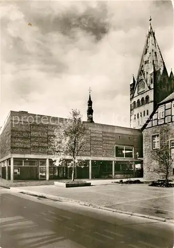 AK / Ansichtskarte Soest Arnsberg Wilhelm Morgner Haus mit St Petri und St Patroklus