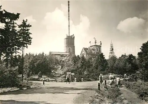 AK / Ansichtskarte Grosser Inselsberg Gasthaus Sendeanlagen Kat. Brotterode