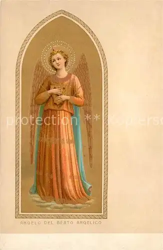 AK / Ansichtskarte Engel Angelo del Beato Angelico Litho Kat. Religion