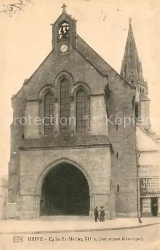 AK / Ansichtskarte Brive Correze Eglise St Martin Kat. Correze