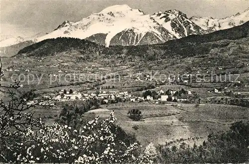 AK / Ansichtskarte Saint Martin d Uriage Vue generale et le massif de Belledonne Kat. Saint Martin d Uriage