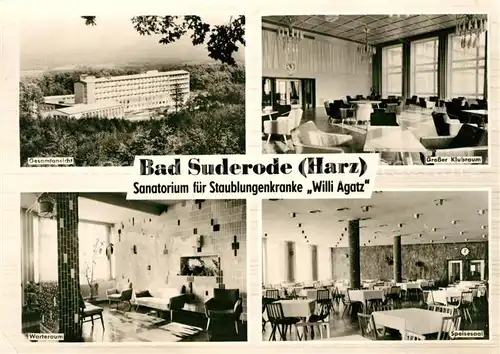 AK / Ansichtskarte Bad Suderode Sanatorium Willi Agatz Kat. Bad Suderode