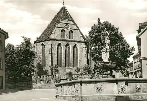 AK / Ansichtskarte Arnstadt Ilm Bachkirche Hopfenbrunnen Kat. Arnstadt