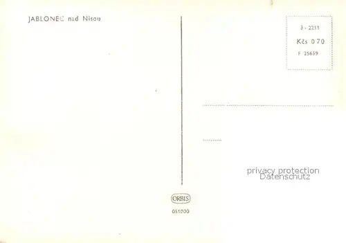 AK / Ansichtskarte Jablonec nad Nisou Stadtpanorama Kat. Jablonec nad Nisou