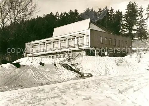 AK / Ansichtskarte Waldau Hildburghausen FDGB Erholungsheim Bergkristall im Winter