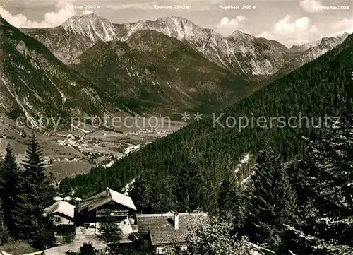 AK / Ansichtskarte Bad Oberdorf Bergwirtschaft Pension Horn Alpenpanorama Allgaeuer Alpen Kat. Bad Hindelang