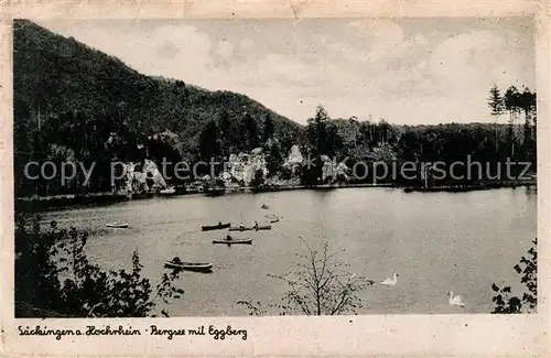 AK / Ansichtskarte Saeckingen Rhein Bergsee mit Eggberg Kat. Bad Saeckingen