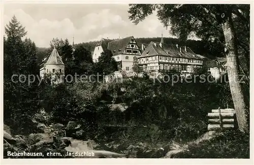 AK / Ansichtskarte Bebenhausen Tuebingen Ehem Jagdschloss Kat. Tuebingen