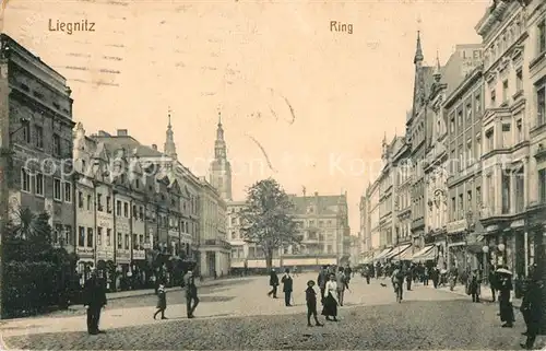 AK / Ansichtskarte Liegnitz Legnica Ring Kat. Niederschlesien