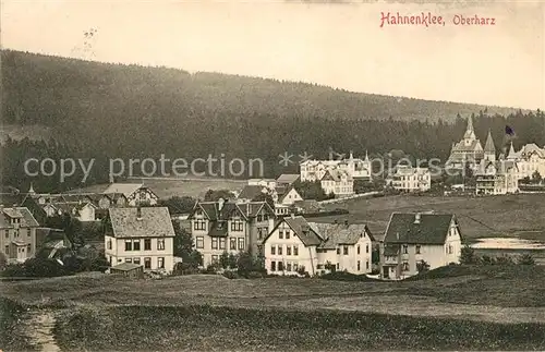 AK / Ansichtskarte Hahnenklee Bockswiese Harz Stabkirche Panorama Kat. Goslar