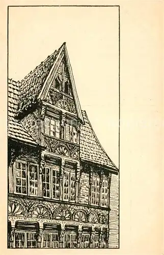 AK / Ansichtskarte Harz Region Fachwerkhaus