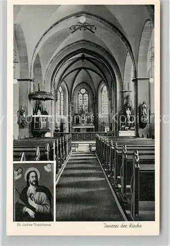 AK / Ansichtskarte Heisterbacherrott Kirche innen Kat. Koenigswinter