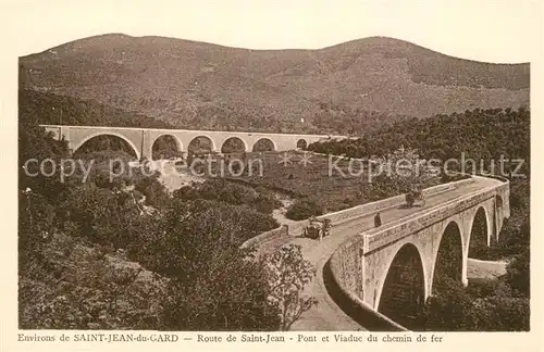 AK / Ansichtskarte Saint Jean du Gard Pont er Viaduc de chemin de fer Kat. Saint Jean du Gard