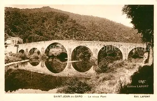 AK / Ansichtskarte Saint Jean du Gard Le vieux Pont Kat. Saint Jean du Gard