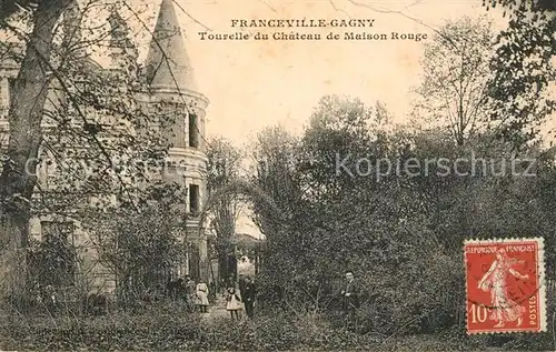 AK / Ansichtskarte Franceville Plage Tourelle du Chateau de Maison Rouge Kat. Merville Franceville Plage