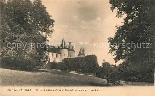 AK / Ansichtskarte Neufchateau Vosges Chateau de Bourlemont Parc Kat. Neufchateau