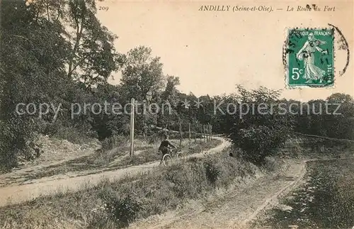 AK / Ansichtskarte Andilly Val d Oise Weg zum Fort  Kat. Andilly