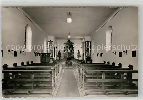 AK / Ansichtskarte Westenfeld Sauerland Kirche Altarraum Kat. Sundern (Sauerland)