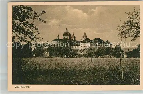 AK / Ansichtskarte Weingarten Wuerttemberg Muenster Abteikirche
