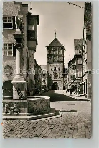 AK / Ansichtskarte Wangen Allgaeu Martinstor Kat. Wangen im Allgaeu