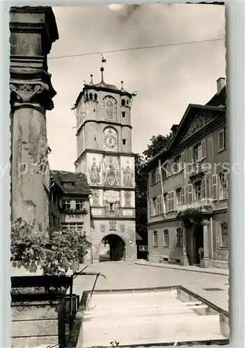 AK / Ansichtskarte Wangen Allgaeu Stadttor Kat. Wangen im Allgaeu