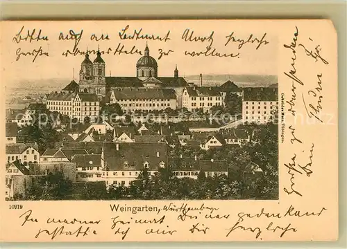 AK / Ansichtskarte Weingarten Wuerttemberg Abtei Wallfahrtskirche
