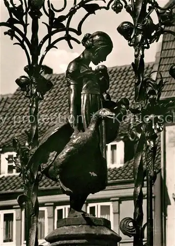 AK / Ansichtskarte Goettingen Niedersachsen Gaenseliesel Brunnen Serie Schoenes Deutschland Kat. Goettingen