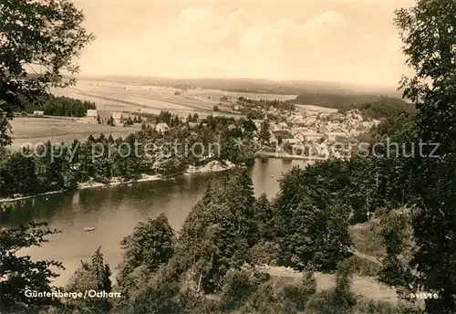 AK / Ansichtskarte Guentersberge Landschaftspanorama Bergsee Kat. Guentersberge