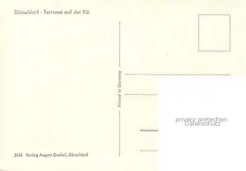 AK / Ansichtskarte Duesseldorf Terrasse auf der Koe Strassencafe Koenigsallee Kat. Duesseldorf