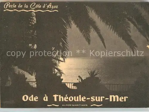 AK / Ansichtskarte Theoule sur Mer Sonnenuntergang am Meer Cote d Azur Kat. Theoule sur Mer
